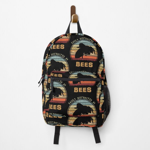 Item preview, Easily Distracted By Bees Retro Sunset Honeybee designed and sold by marke770.