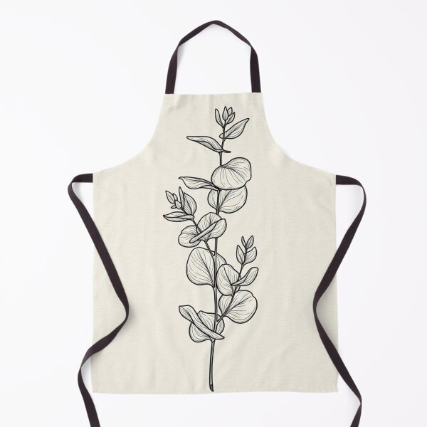 Item preview, Elegant Eucalyptus Line Art designed and sold by TheDenimArt.
