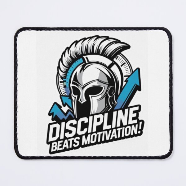 Item preview, Discipline Beats Motivation Sticker for Success, Focus and Personal Growth designed and sold by skillifyme.