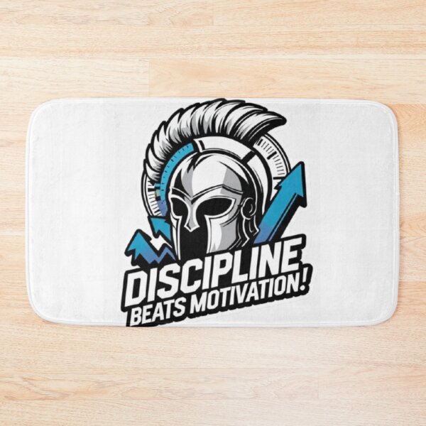 Item preview, Discipline Beats Motivation Sticker for Success, Focus and Personal Growth designed and sold by skillifyme.