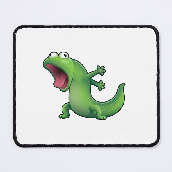 Item preview, Funny Screaming Lizard - Hoppers Fan Art Sticker designed and sold by JEVANStudio.