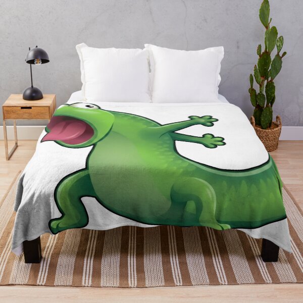 Item preview, Funny Screaming Lizard - Hoppers Fan Art Sticker designed and sold by JEVANStudio.
