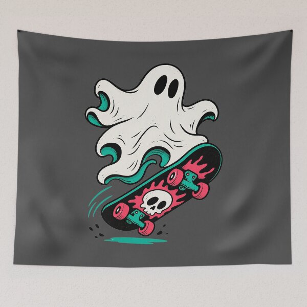 Item preview, Ghost Skater designed and sold by BrambleBox.