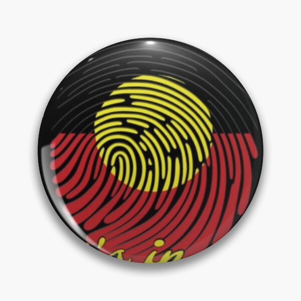 Item preview, Indigenous Pride - It's In My DNA Fingerprint ! Aboriginal Flag Fingerprint - It's In My DNA !  designed and sold by Ulikedigital14.