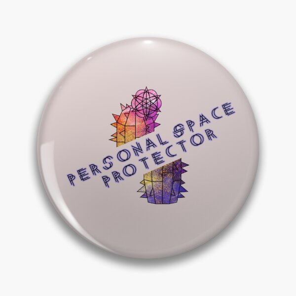 Item preview, Personal Space Protector Funny Introvert Cactus Design designed and sold by GraphicComet.