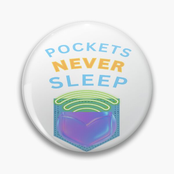 Item preview, Pockets Never Sleep  designed and sold by FiberatWorkTechs.