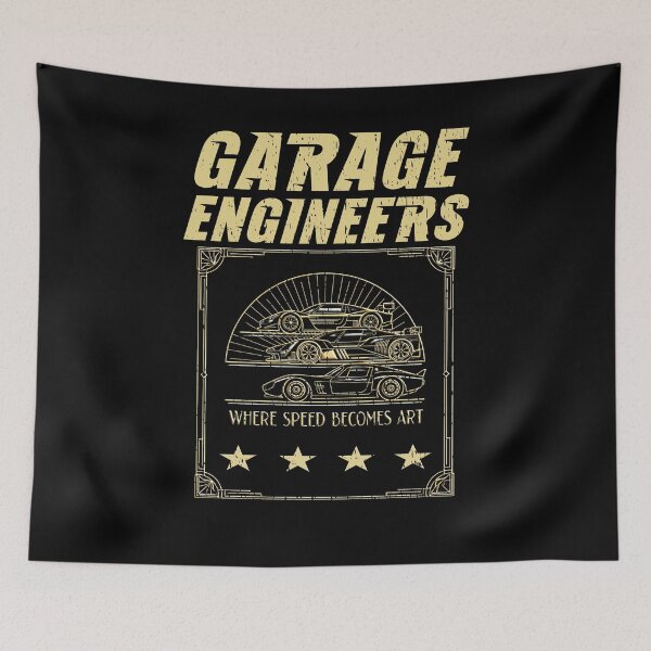Item preview, Garage Engineers Graphic | Vintage Performance Car Design designed and sold by Jt41.