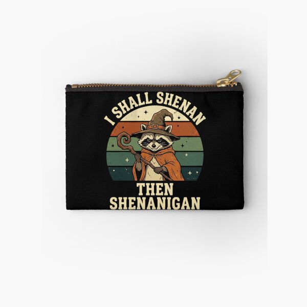Item preview, I Shall Shenan Then Shenanigan Funny Raccoon Wizard Shirt designed and sold by LunaMagicStudio.