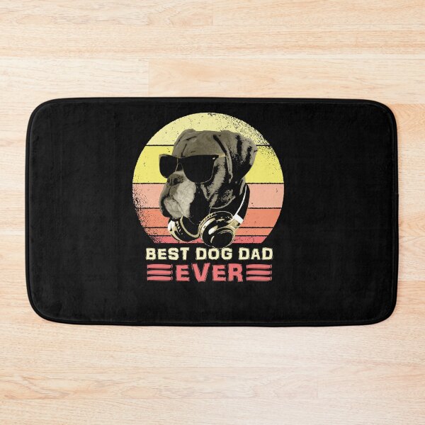 Item preview, Best Dog Dad Ever Retro Sunset Cool Dog Sunglasses designed and sold by marke770.