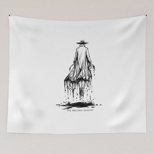 Item preview, The Melting Shadow Floating Detective Noir Sketch designed and sold by VintryOff.
