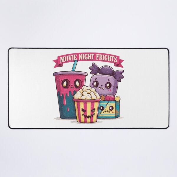 Item preview, Movie Night Frights. Kawaii Spooky Food Characters designed and sold by Anastasiia Yurevych.