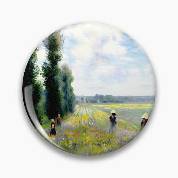 Item preview, Poppy Field at Argenteuil: Impression of Scarlet Blossoms designed and sold by artdesignsnow.