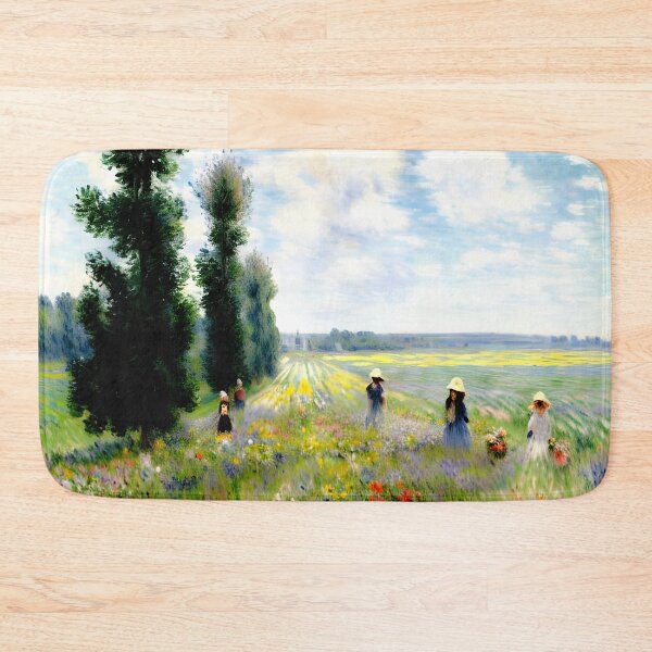 Item preview, Poppy Field at Argenteuil: Impression of Scarlet Blossoms designed and sold by artdesignsnow.