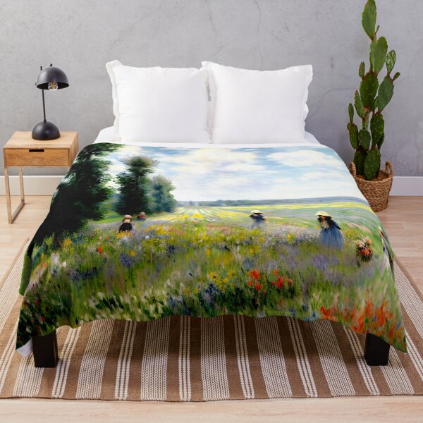 Item preview, Poppy Field at Argenteuil: Impression of Scarlet Blossoms designed and sold by artdesignsnow.