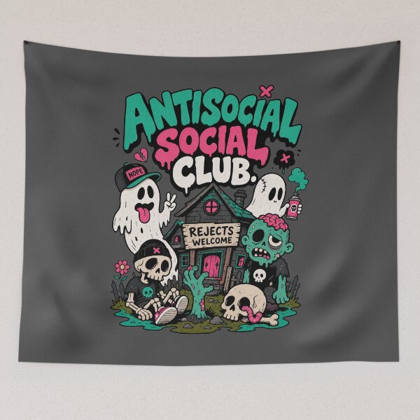 Item preview, Antisocial Social Club designed and sold by BrambleBox.