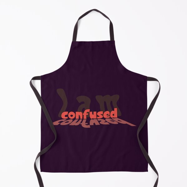 Item preview, I Am Confused - Mirror Reflection Typography Relatable Quote designed and sold by Ihor Ivanov.
