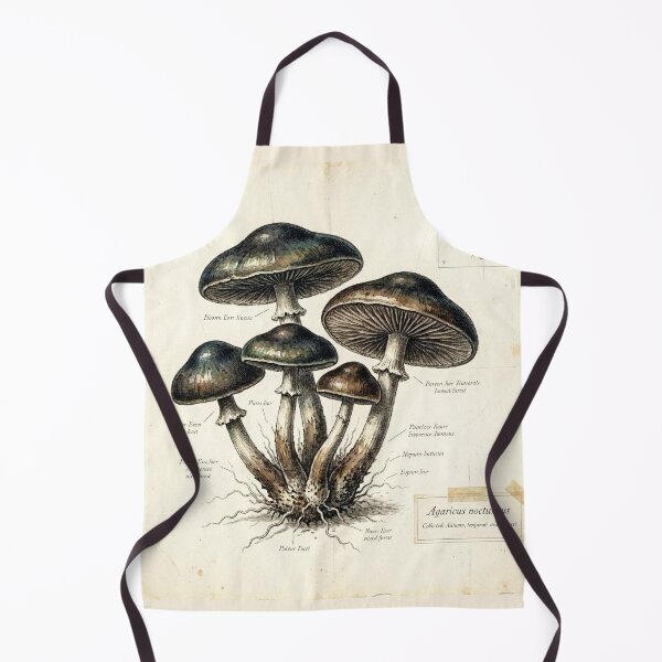 Item preview, Midnight Herbarium I – Enchanted Mushrooms designed and sold by Roberta Calabrese.