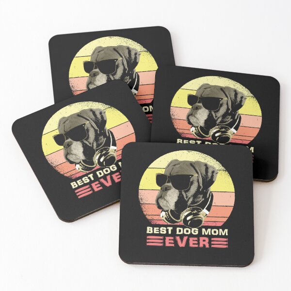 Item preview, Best Dog Mom Ever Cool Canine Sunglasses Retro designed and sold by marke770.