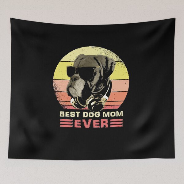 Item preview, Best Dog Mom Ever Cool Canine Sunglasses Retro designed and sold by marke770.