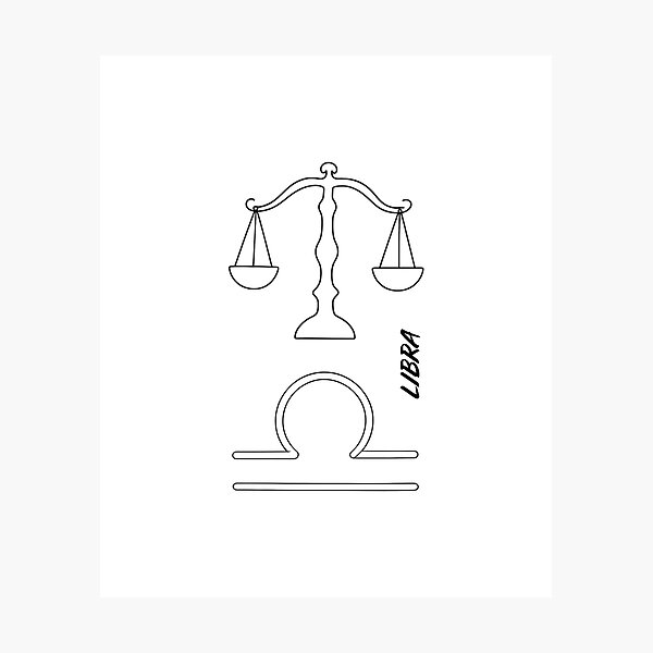 Item preview, Libra Zodiac Sign Celestial Scales Astrology Art designed and sold by FANTASYoDarknes.