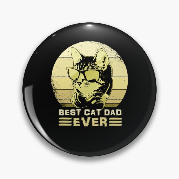 Item preview, Best Cat Dad Ever Cool Feline Sunglasses Headphones designed and sold by marke770.