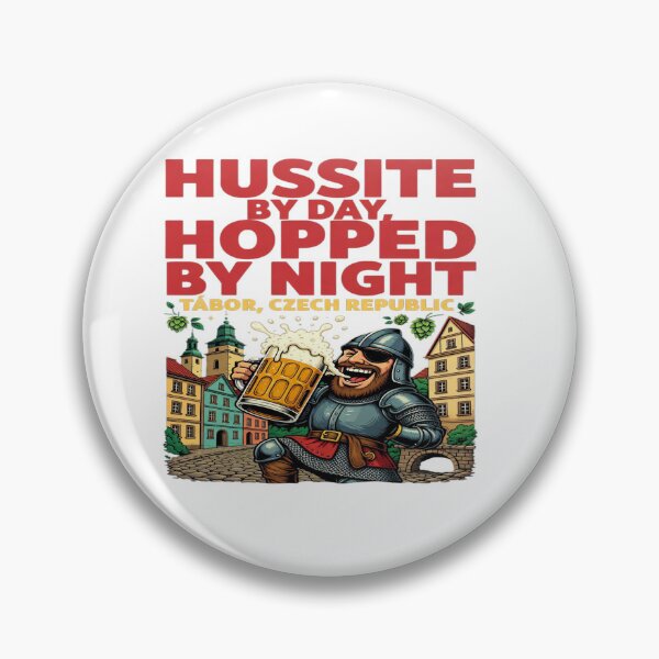 Artikelvorschau, Hussite by Day, Hopped by Night – Tábor, Czech Republic | Funny Medieval Beer Lover T-Shirt Design entworfen und verkauft von Sushikidsntoddlers.