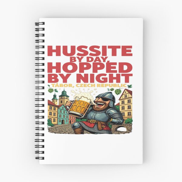Item preview, Hussite by Day, Hopped by Night – Tábor, Czech Republic | Funny Medieval Beer Lover T-Shirt Design designed and sold by Sushikidsntod.