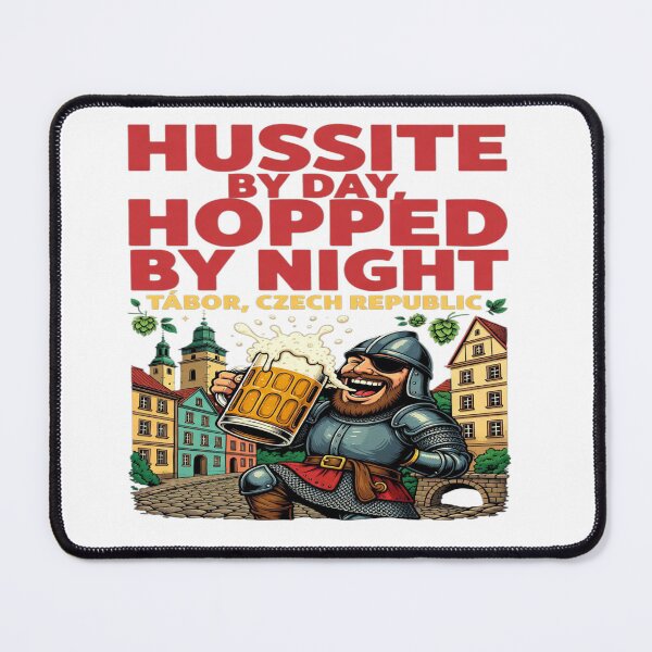 Item preview, Hussite by Day, Hopped by Night – Tábor, Czech Republic | Funny Medieval Beer Lover T-Shirt Design designed and sold by Sushikidsntoddlers.