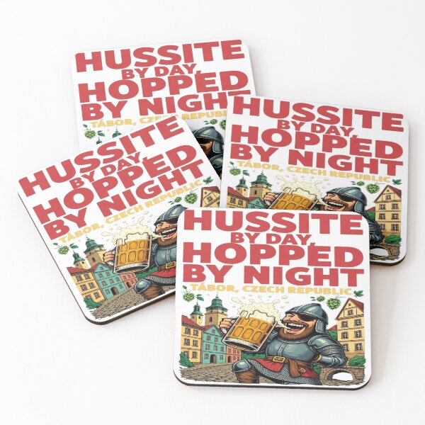 Item preview, Hussite by Day, Hopped by Night – Tábor, Czech Republic | Funny Medieval Beer Lover T-Shirt Design designed and sold by Sushikidsntoddlers.