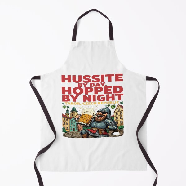 Item preview, Hussite by Day, Hopped by Night – Tábor, Czech Republic | Funny Medieval Beer Lover T-Shirt Design designed and sold by Sushikidsntoddlers.