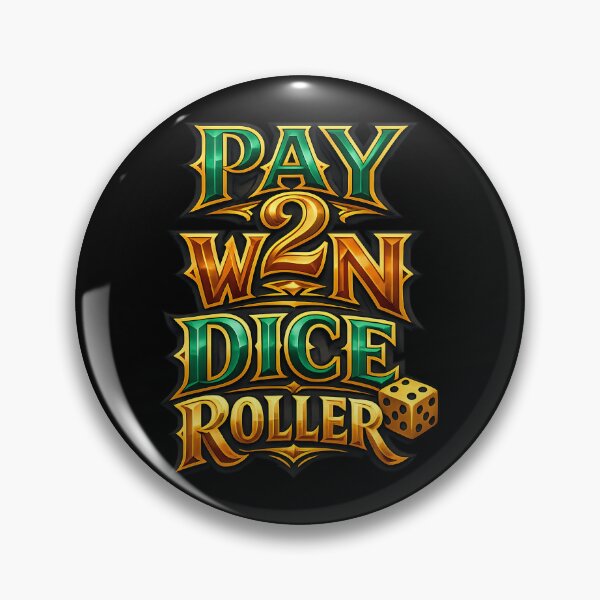 Item preview, Pay 2 Win Dice Roller Funny Gamer Quote designed and sold by TeeTimeTreasure.
