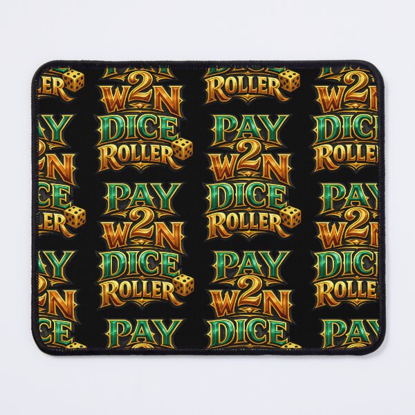 Item preview, Pay 2 Win Dice Roller Funny Gamer Quote designed and sold by TeeTimeTreasure.