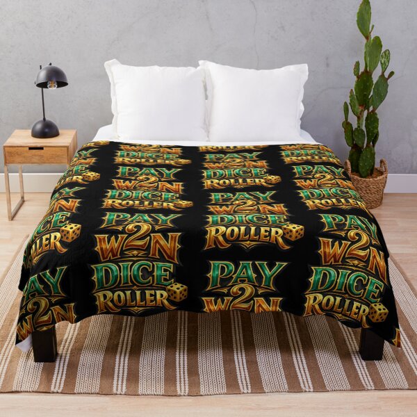Item preview, Pay 2 Win Dice Roller Funny Gamer Quote designed and sold by TeeTimeTreasure.