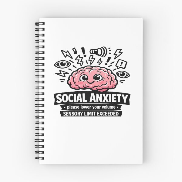 Item preview, Social Anxiety Activated Funny Relatable Design designed and sold by NoNameDrops.