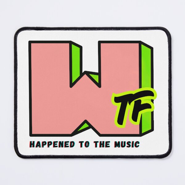 Item preview, WTF Happened To The Music Funny Retro Music TV Lover Design designed and sold by Winetastic-Art.