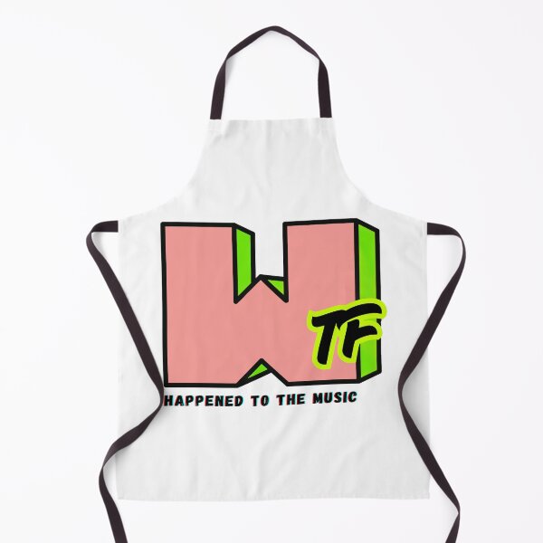Item preview, WTF Happened To The Music Funny Retro Music TV Lover Design designed and sold by Winetastic-Art.