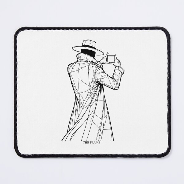 Item preview, The Frame Mysterious Detective Trench Coat Line Art designed and sold by VintryOff.