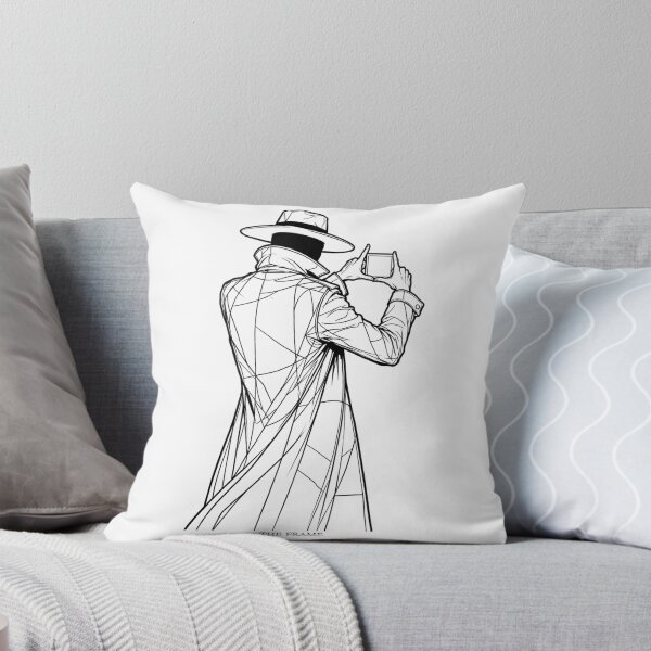 Item preview, The Frame Mysterious Detective Trench Coat Line Art designed and sold by VintryOff.