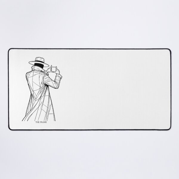 Item preview, The Frame Mysterious Detective Trench Coat Line Art designed and sold by VintryOff.