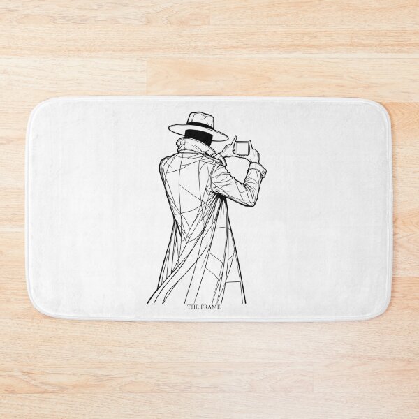 Item preview, The Frame Mysterious Detective Trench Coat Line Art designed and sold by VintryOff.