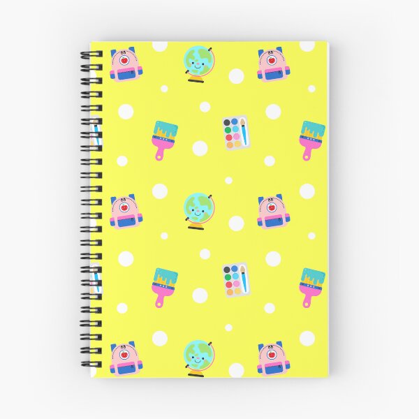 Item preview, Colorful Adorable cartoon school supplies pattern designed and sold by nuchz.