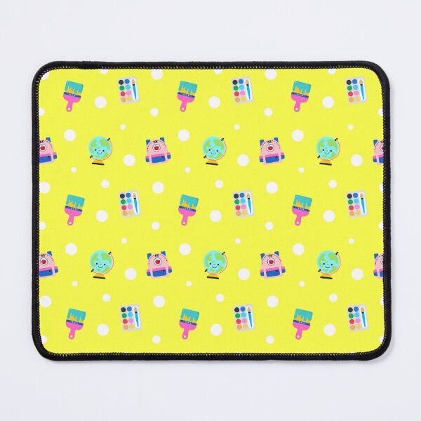 Item preview, Colorful Adorable cartoon school supplies pattern designed and sold by nuchz.