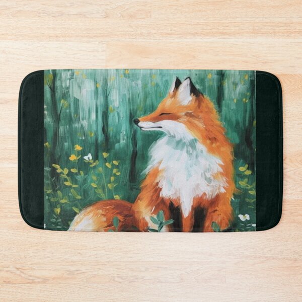Item preview, Clam Fox Forest Wildflower Artwork  designed and sold by NivyasArtistry.