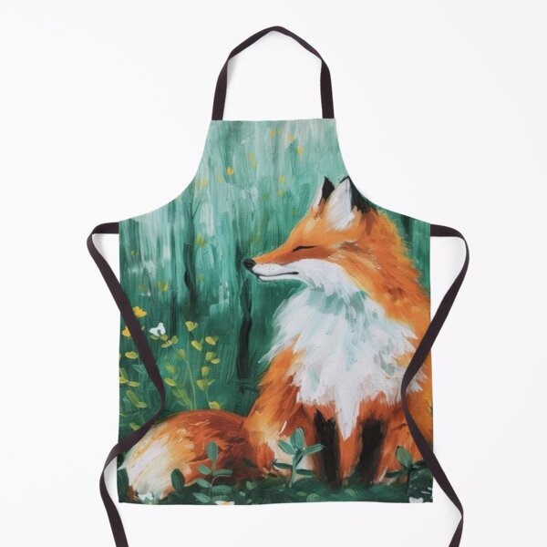 Item preview, Clam Fox Forest Wildflower Artwork designed and sold by NivyasArtistry.