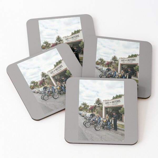 Item preview, biker girls and police in california 1969 designed and sold by VERYOLDROAD BY AXTON BROWNING .