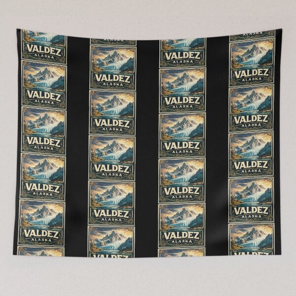 Item preview, Valdez Alaska and mountain camping designed and sold by DamioPolArt.