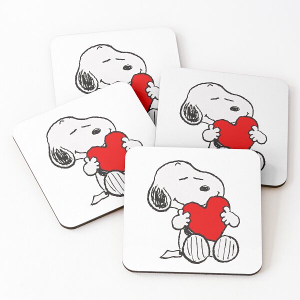 Item preview, Snoopy Hugging Red Heart Love designed and sold by Dimeure-ART.