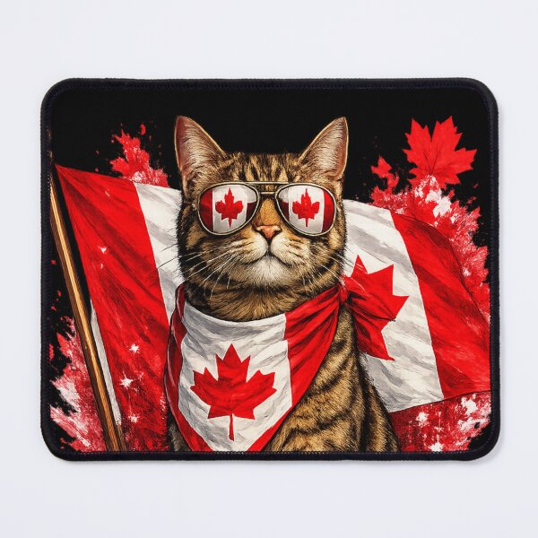 Item preview, Canadian Cool Cat | Canada Flag Shades & Pride designed and sold by GokuCreative .