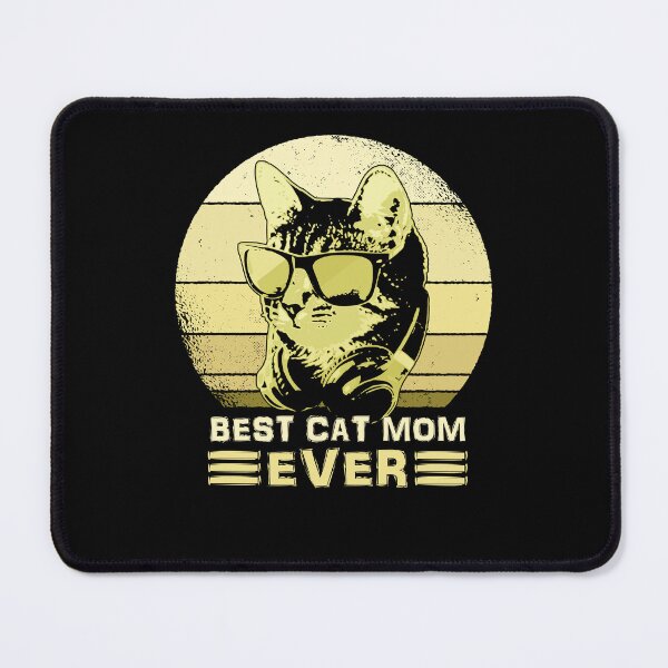 Item preview, Best Cat Mom Ever Cool Cat Sunglasses Headphones designed and sold by marke770.