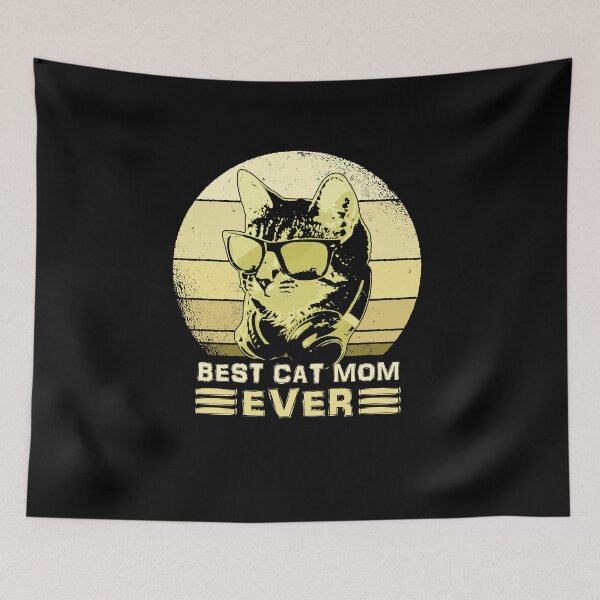 Item preview, Best Cat Mom Ever Cool Cat Sunglasses Headphones designed and sold by marke770.